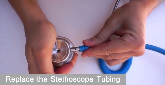 how to replace stethoscope tubing